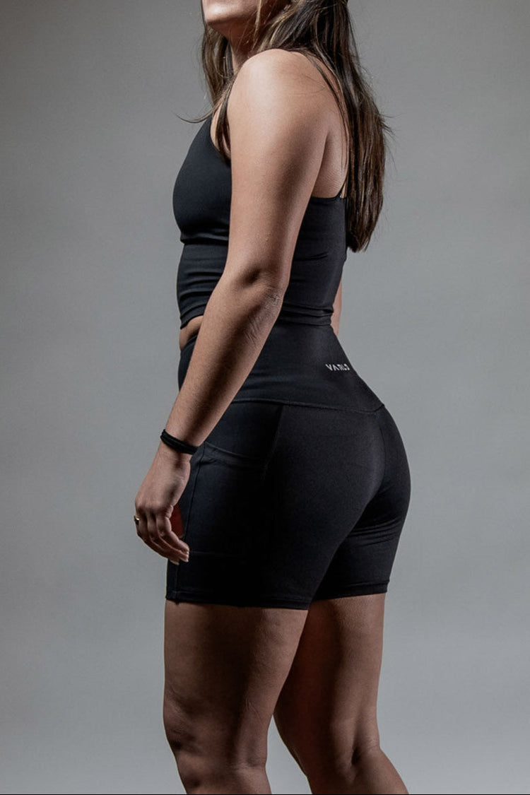 Women's SOHO Fitness Shorts 5" (Black) - Arvada Triathlon Company