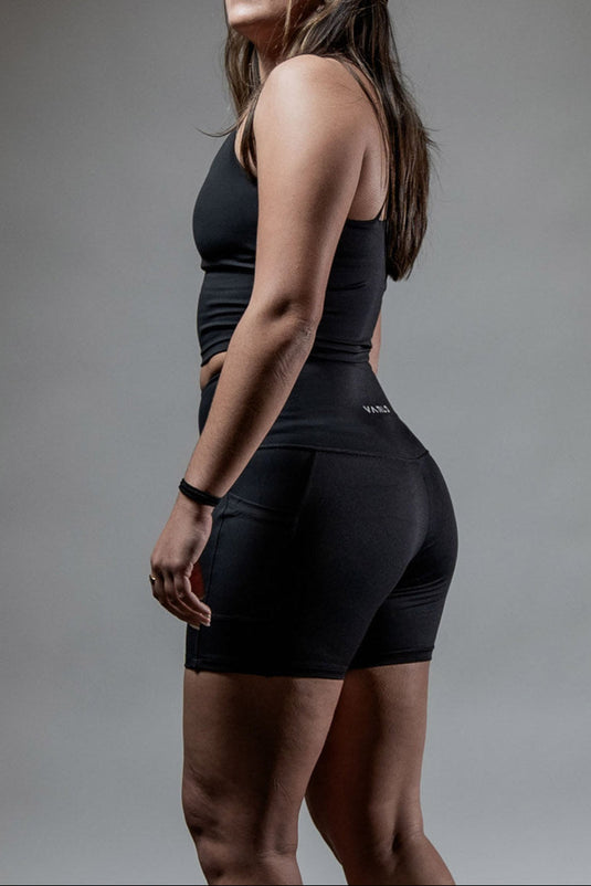 Women's SOHO Fitness Shorts 5" (Black) - Arvada Triathlon Company