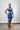 Women's SOHO Cross Back Sports Bra (Neo Blue) - Arvada Triathlon Company
