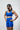 Women's SOHO Cross Back Sports Bra (Neo Blue) - Arvada Triathlon Company