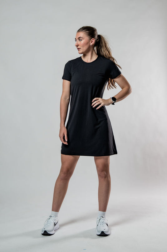 Women's Terra Recovery Motion Dress (Black) - Arvada Triathlon Company