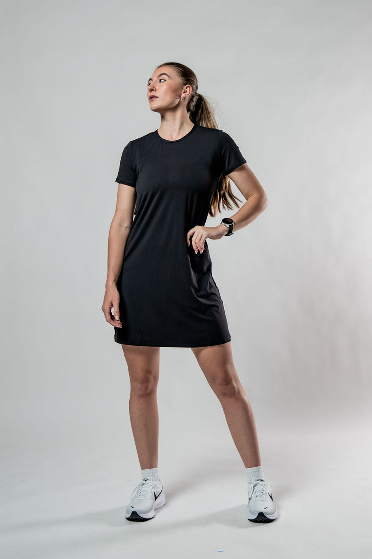 Women's Terra Recovery Motion Dress (Black) - Arvada Triathlon Company