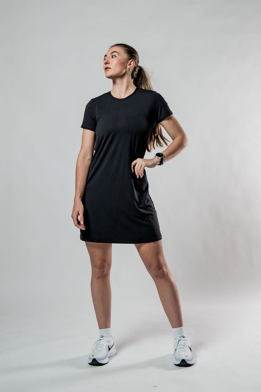Women's Terra Recovery Motion Dress (Black) - Arvada Triathlon Company