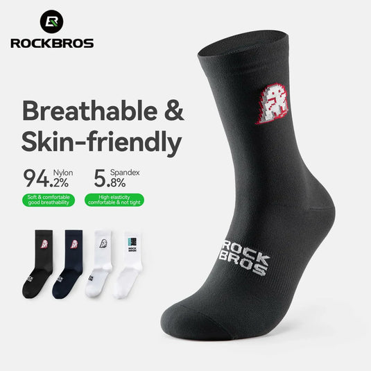 Aerodynamic Cycling Socks with Wear-resistant Hee Wicking Athletic Crew - Arvada Triathlon Company