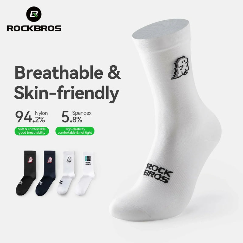 Load image into Gallery viewer, Aerodynamic Cycling Socks with Wear-resistant Hee Wicking Athletic Crew - Arvada Triathlon Company
