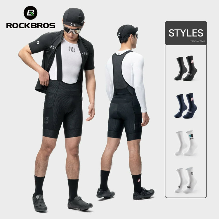 Aerodynamic Cycling Socks with Wear-resistant Hee Wicking Athletic Crew - Arvada Triathlon Company