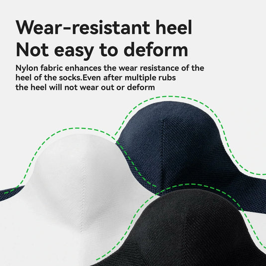 Aerodynamic Cycling Socks with Wear-resistant Hee Wicking Athletic Crew - Arvada Triathlon Company