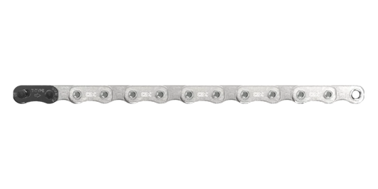 SRAM GX Eagle T-Type Flattop Chain - 12-Speed, 126 Links, Hollow Pin, Includes PowerLock Connector, Silver
