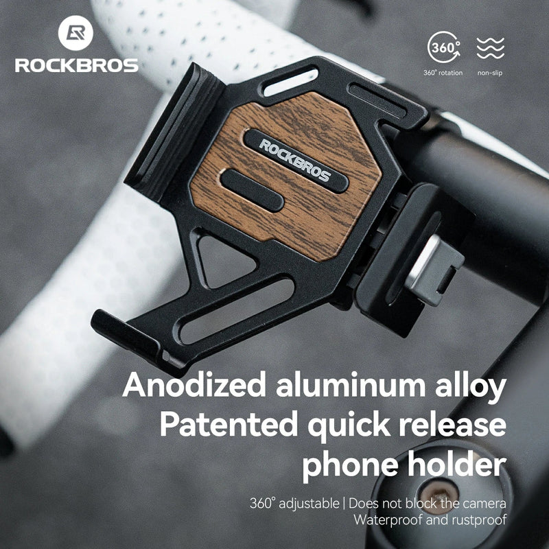 Load image into Gallery viewer, Aluminum Anti-Shake Cell Bike Phone Holder, Motorcycle Phone Mount for 2.56–3.74" - Arvada Triathlon Company
