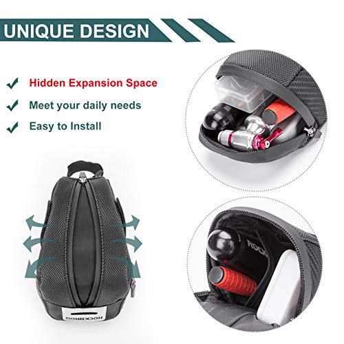 Bike Saddle Bag Strap-on Cycling Wedge Pack 0.75L - Arvada Triathlon Company