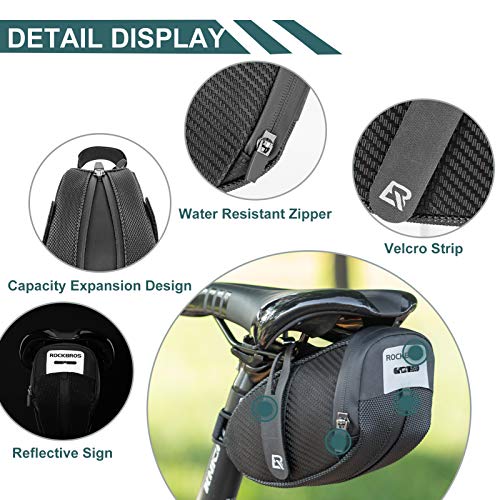 Load image into Gallery viewer, Bike Saddle Bag Strap-on Cycling Wedge Pack 0.75L - Arvada Triathlon Company
