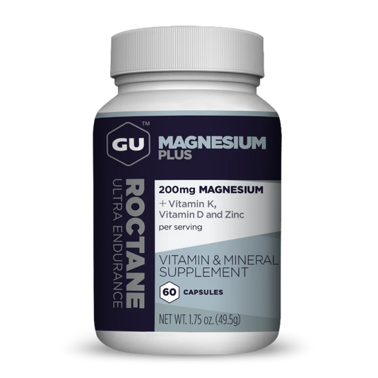 GU Roctane Magnesium Plus Capsules 60ct Bottle - Arvada Triathlon Company