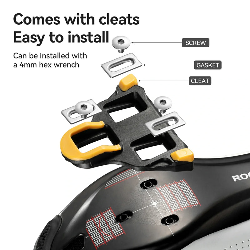 Load image into Gallery viewer, Carbon Fiber SPD Clipless Road Bike Pedals 9/16'' 180g Titanium Alloy Axle - Arvada Triathlon Company
