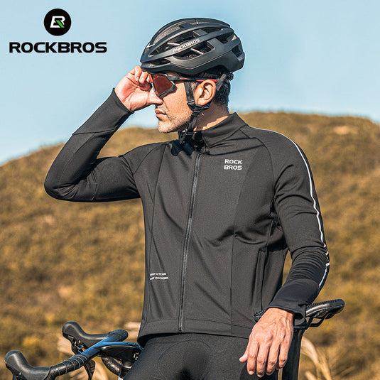 Cycling Long Sleeve Fleece Jersey for 32°F–50°F - Arvada Triathlon Company