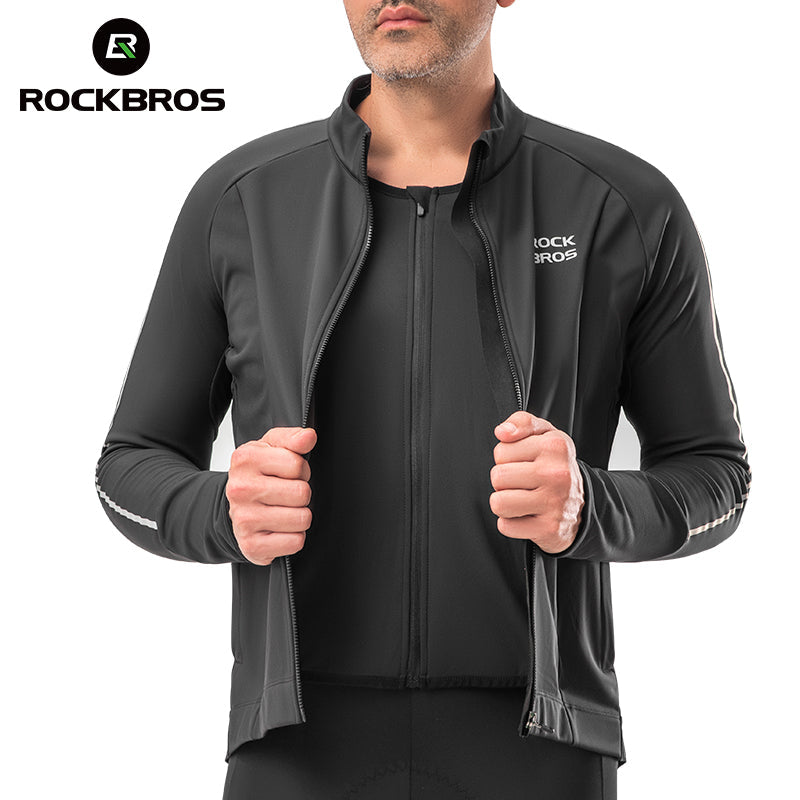 Load image into Gallery viewer, Cycling Long Sleeve Fleece Jersey for 32°F–50°F - Arvada Triathlon Company
