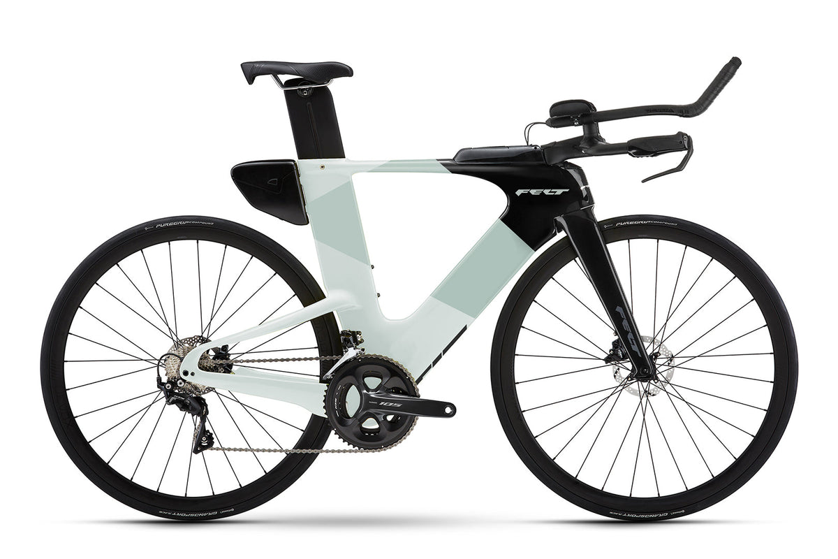 Felt IAx Advanced 105 Sage White Triathlon Bike