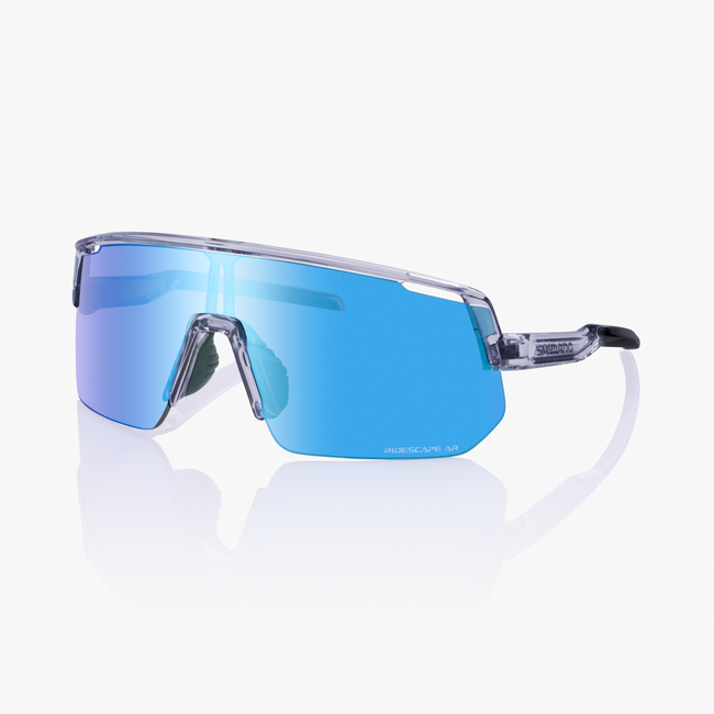 Load image into Gallery viewer, TECHNIUM L, MINERAL GRAY FRAME WITH RIDESCAPE ALL ROAD LENS AND CLEAR SPARE
