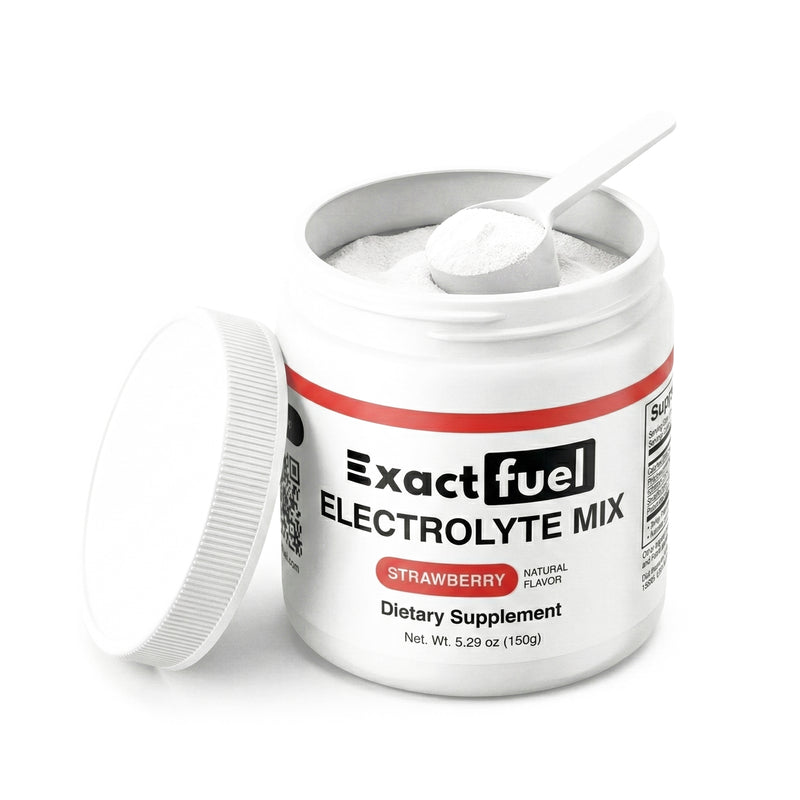 Load image into Gallery viewer, Exact Fuel Electrolyte Drink Mix 30 Servings Strawberry - Arvada Triathlon Company
