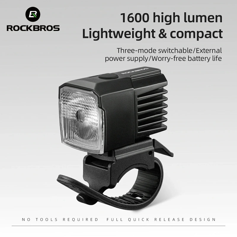 Load image into Gallery viewer, Front Light External Power Supply 1600LM USB-C - Arvada Triathlon Company
