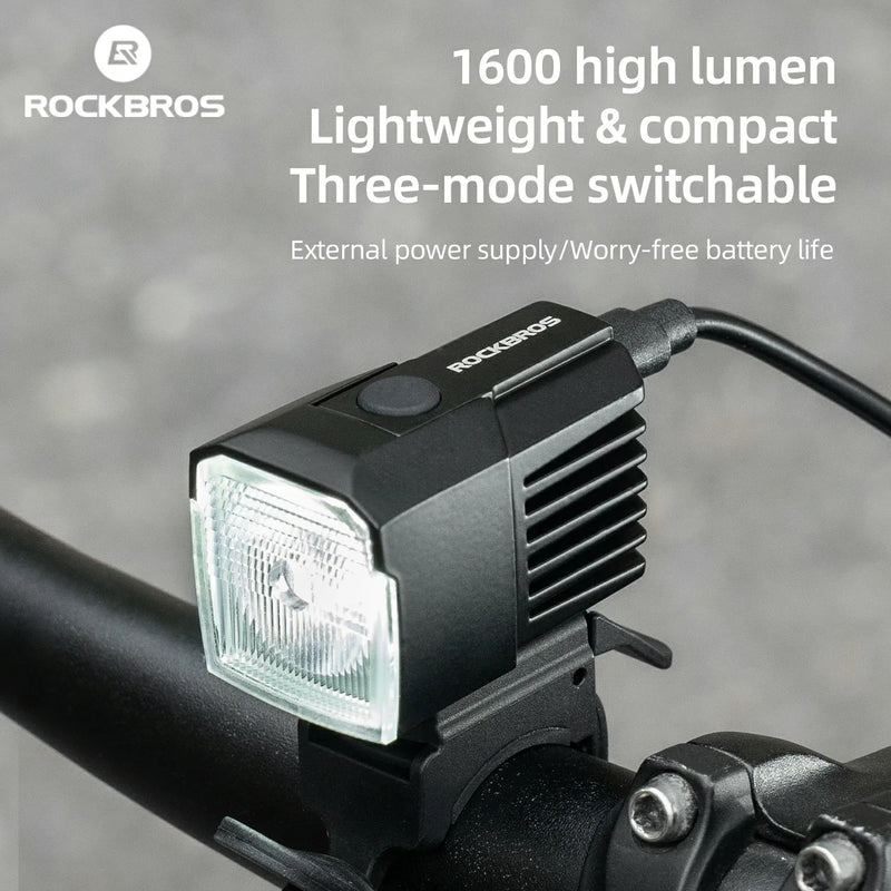 Load image into Gallery viewer, Front Light External Power Supply 1600LM USB-C - Arvada Triathlon Company
