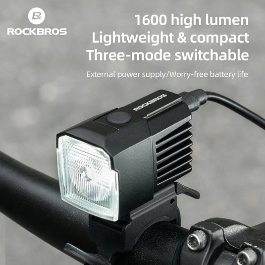 Front Light External Power Supply 1600LM USB-C - Arvada Triathlon Company
