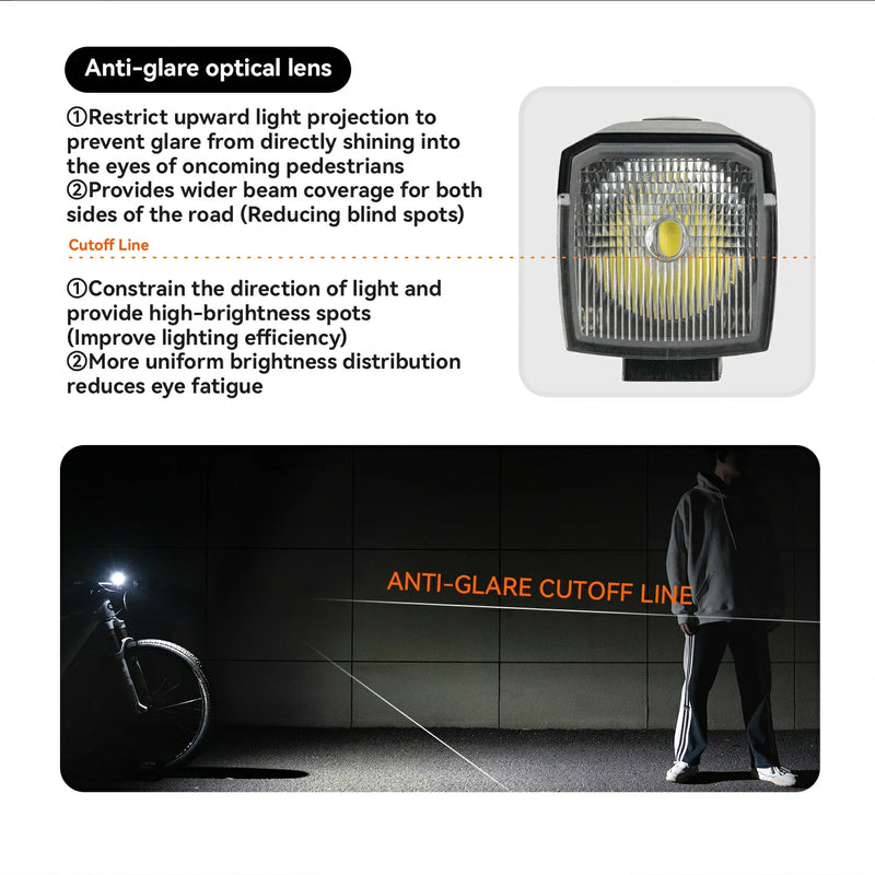 Load image into Gallery viewer, Front Light External Power Supply 1600LM USB-C - Arvada Triathlon Company
