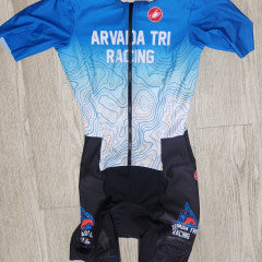 Women's 2023 Arvada Tri Racing Kit (Castelli Free Sanremo 2) - Arvada Triathlon Company