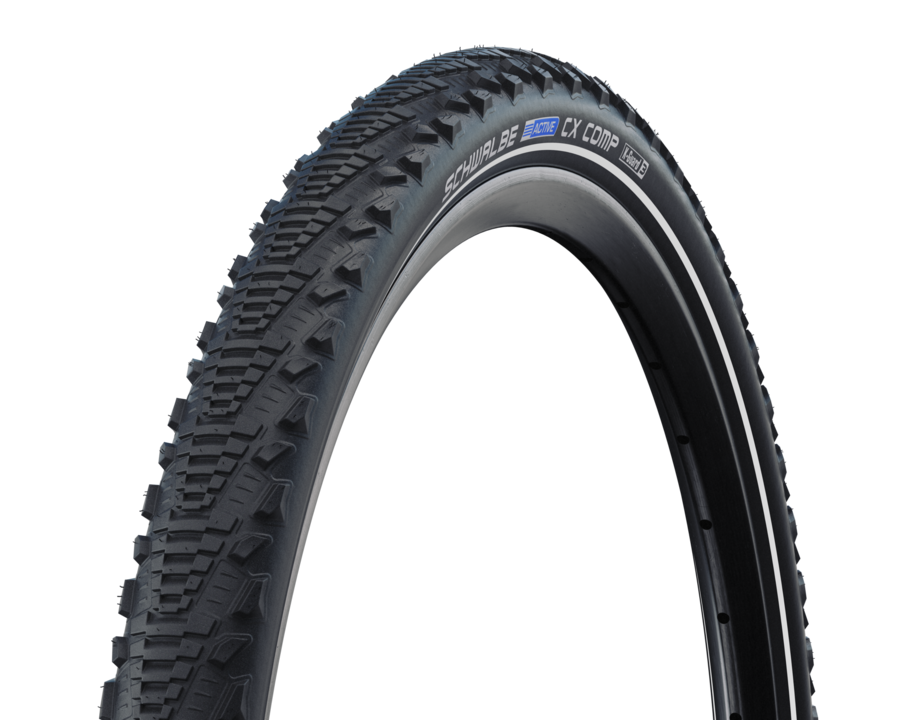 Schwalbe CX Comp Tire - 700 x 35, Clincher, Wire, Black, K-Guard, SBC