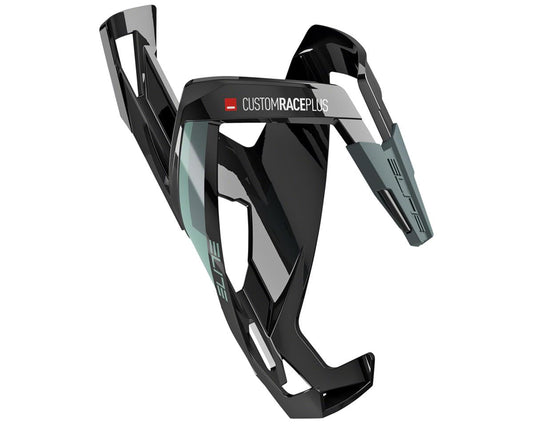 Elite SRL Custom Race Plus Water Bottle Cage - Glossy Black/Green - Arvada Triathlon Company