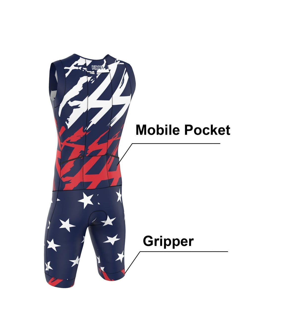 Men's Kona All American Triathlon Race Suit