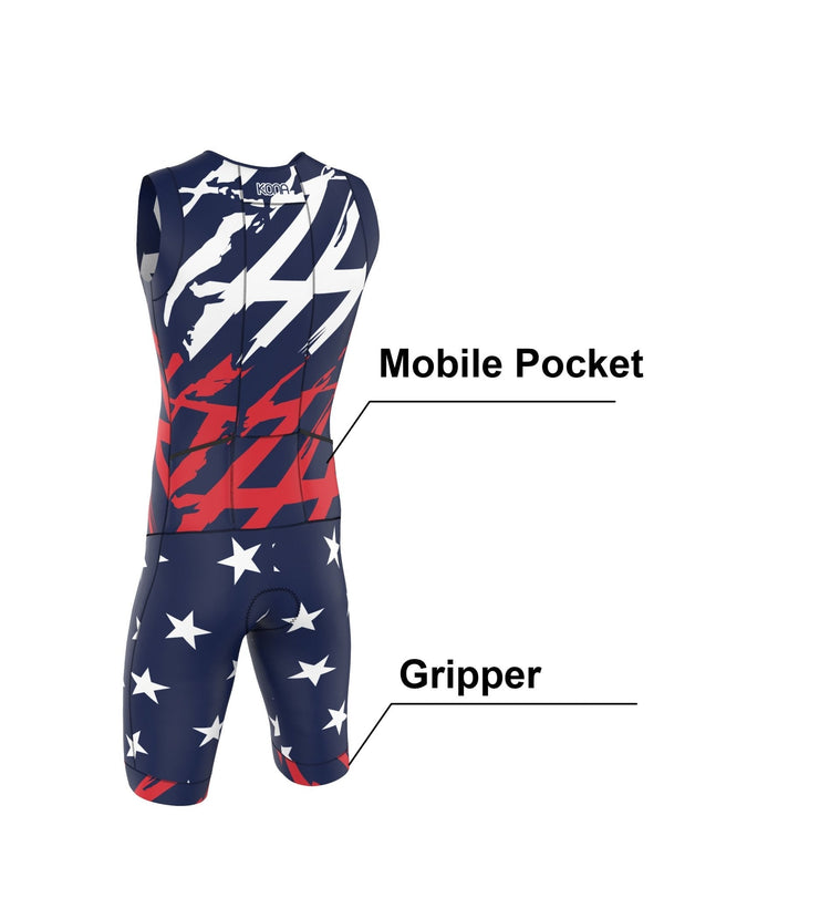 Men's Kona All American Triathlon Race Suit