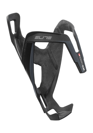 Elite Vico Carbon Bottle Cage- Matte Black/Gray - Arvada Triathlon Company