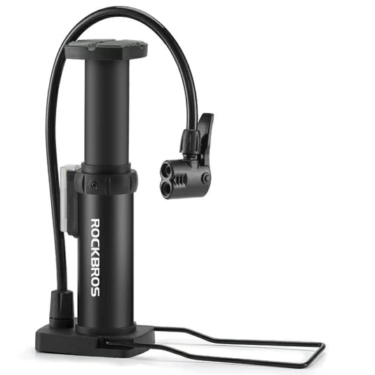 Mini Portable Aluminum Bike Floor Pump with Presta and Schrader 100PSI - Arvada Triathlon Company
