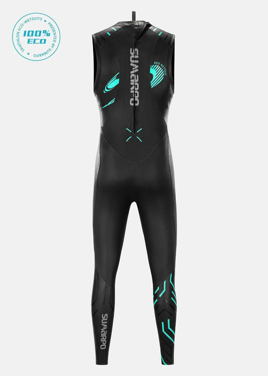 Nova Men's Sleeveless Eco Open Water Swimming Wetsuit