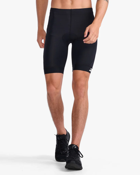 2XU Men's Core Tri Short Blk/Wht Size XXL - Arvada Triathlon Company