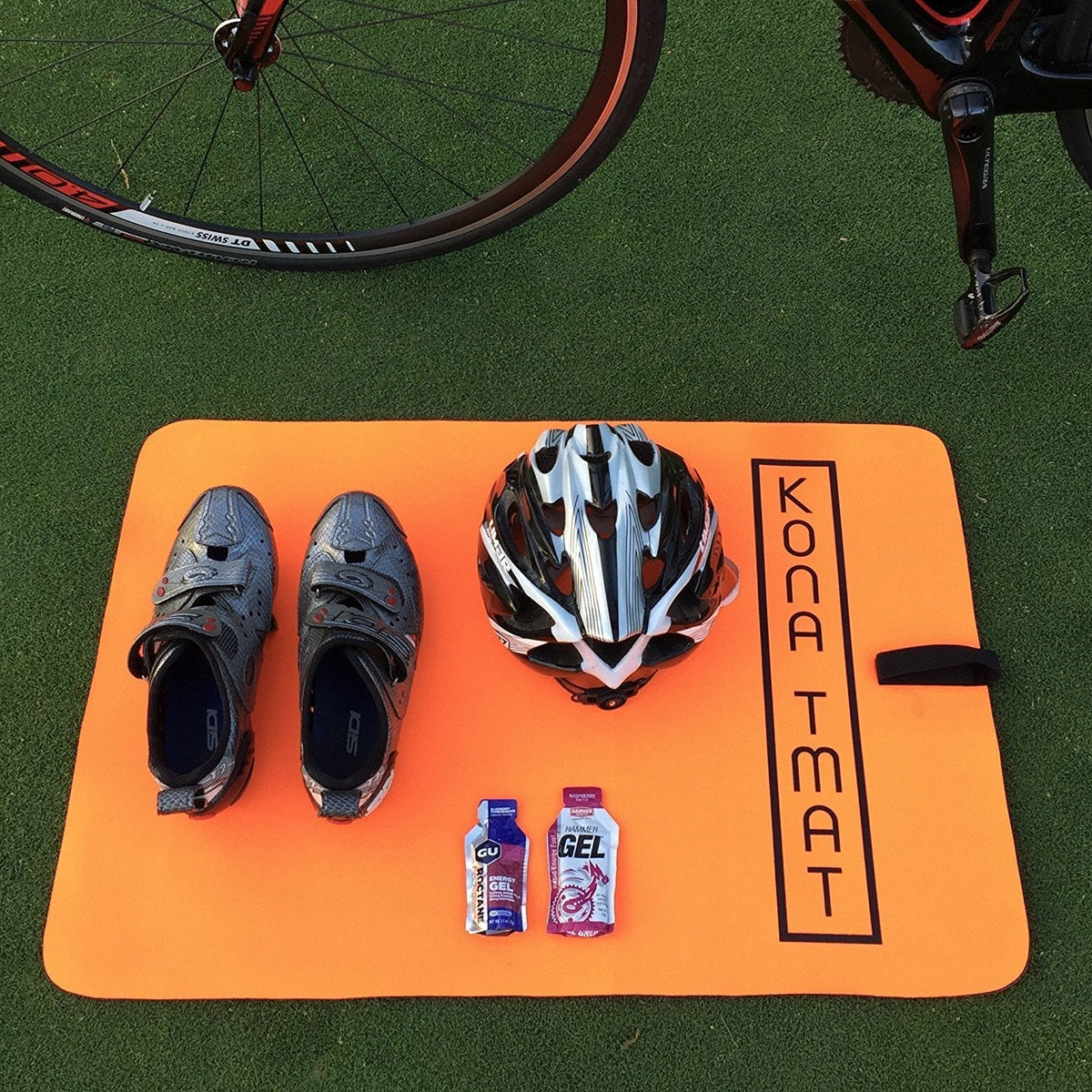 Kona T Mat — Triathlon Transition Mat | Neoprene | 29" x 21.5"