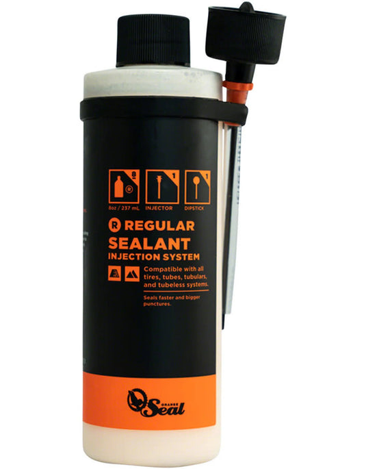 Orange Seal Tubeless Tire Sealant with Twist Lock Applicator - 4oz