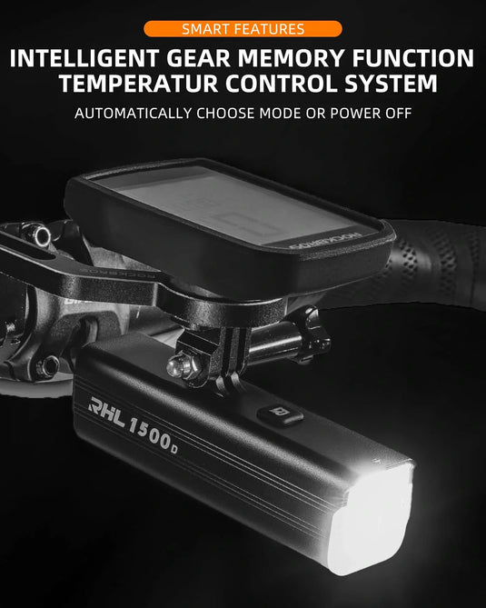 RHL 1000LM Bike Light Basic version - Arvada Triathlon Company