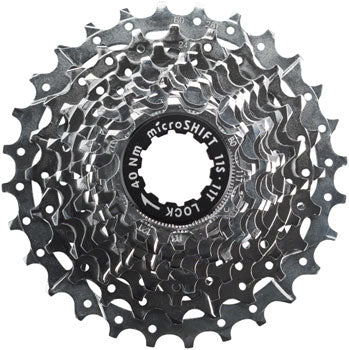 microSHIFT H11 Cassette - 11 Speed, 11-25t, Chrome Plated - Arvada Triathlon Company
