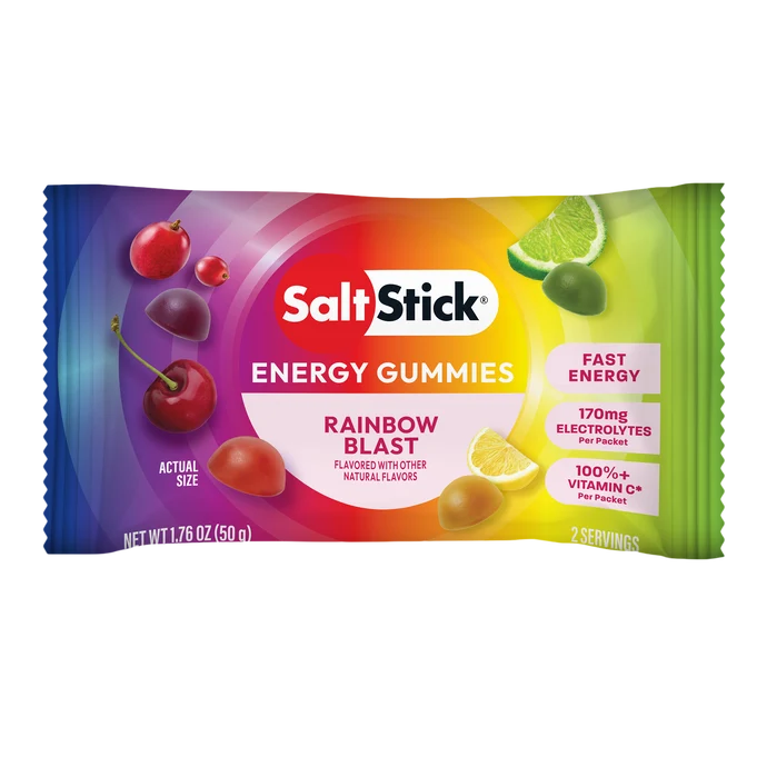 SaltStick Energy Gummies Rainbow Blast