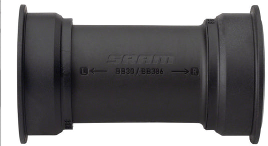 SRAM DUB PressFit BB386 Bottom Bracket - 386 EVO, 86mm, Road, Black - Arvada Triathlon Company