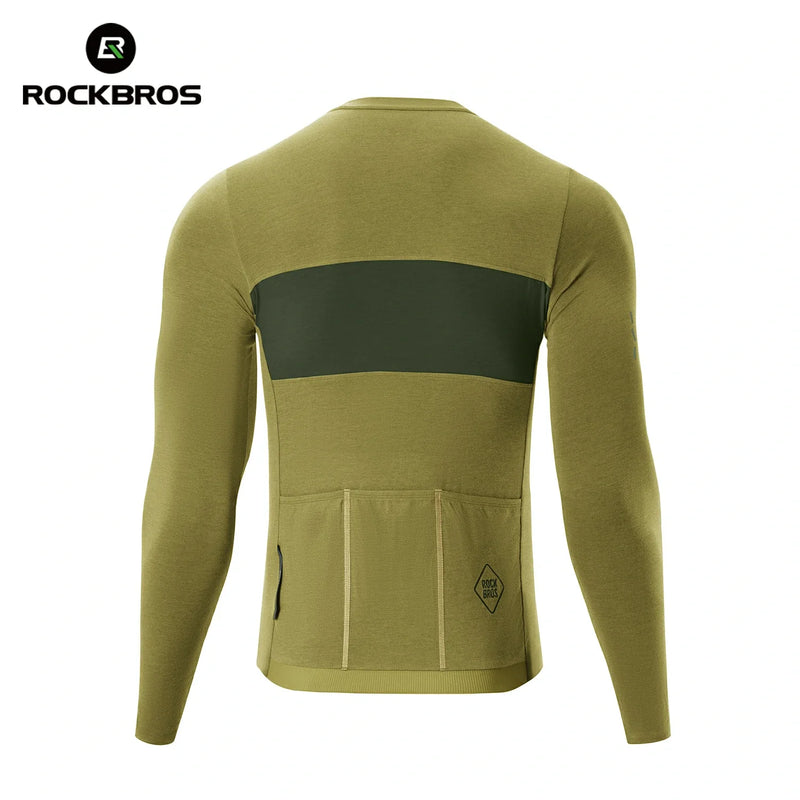 Load image into Gallery viewer, Men‘s Tencel Wool Cycling Jersey Breathable - Arvada Triathlon Company
