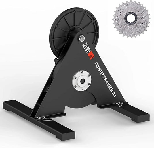 ThinkRider A1 Bike Trainer 11-Speed Cassette ANT+  Bluetooth Simulates 3% Slope - Arvada Triathlon Company
