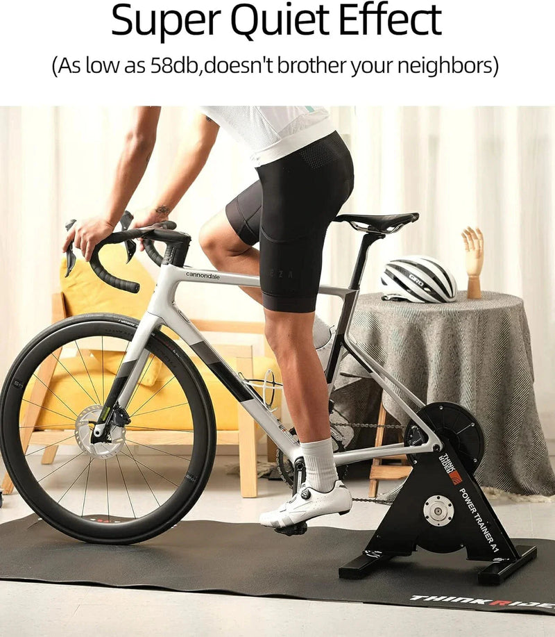 Load image into Gallery viewer, ThinkRider A1 Bike Trainer 11-Speed Cassette ANT+  Bluetooth Simulates 3% Slope - Arvada Triathlon Company
