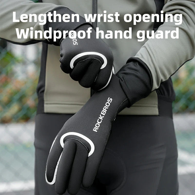 Load image into Gallery viewer, Winter Riding Gloves Water Repellent Full-Palm Silicone - Arvada Triathlon Company

