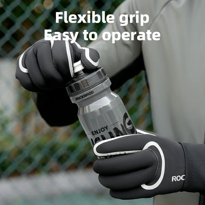 Load image into Gallery viewer, Winter Riding Gloves Water Repellent Full-Palm Silicone - Arvada Triathlon Company
