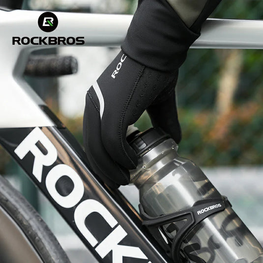 Winter Riding Gloves Water Repellent Full-Palm Silicone - Arvada Triathlon Company