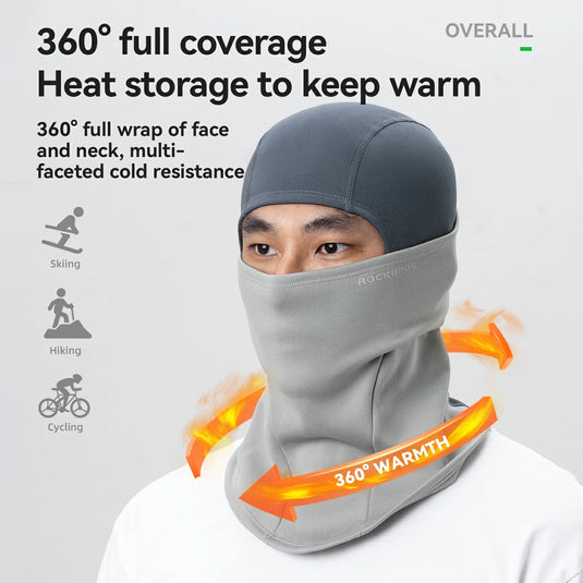 Winter Fleece Balaclava Helmet Liner for 15°F-50°F - Arvada Triathlon Company
