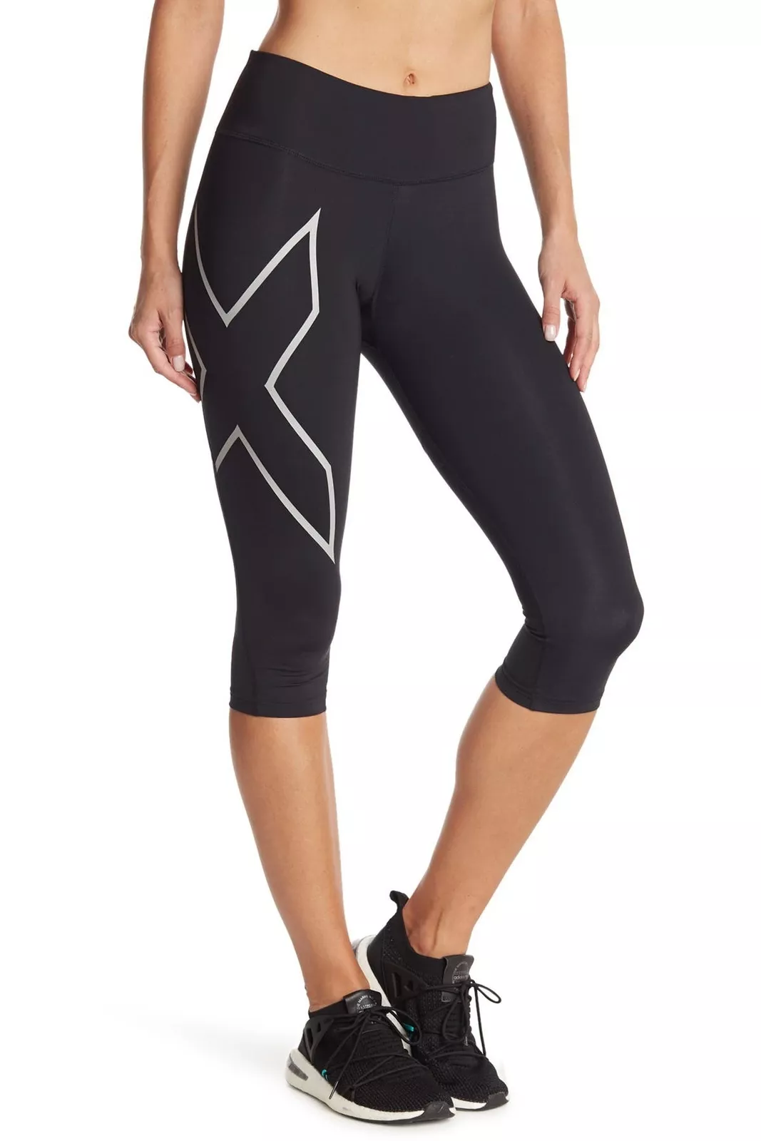 2XU Women's 3/4 Compression Tights Blk Size Small