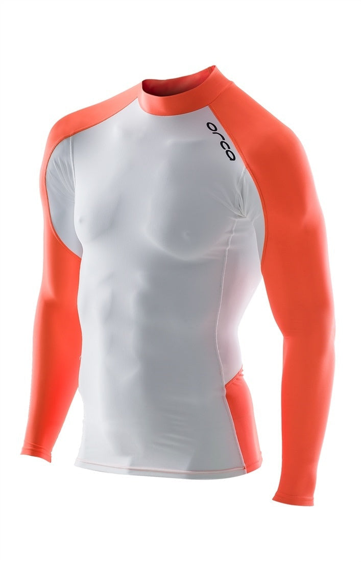 Load image into Gallery viewer, Men&#39;s Orca Mesh Long Sleeve Rash Guard - Arvada Triathlon Company
